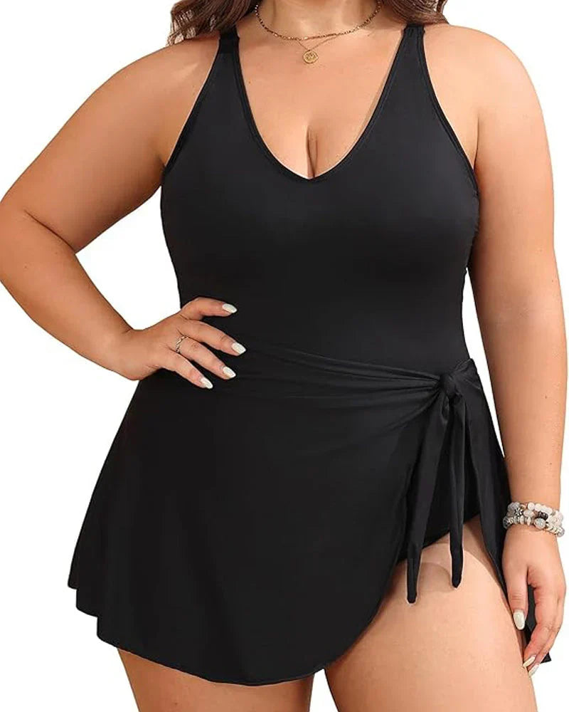 Zavirea® Tummy-Tech Athletic Swimdress
