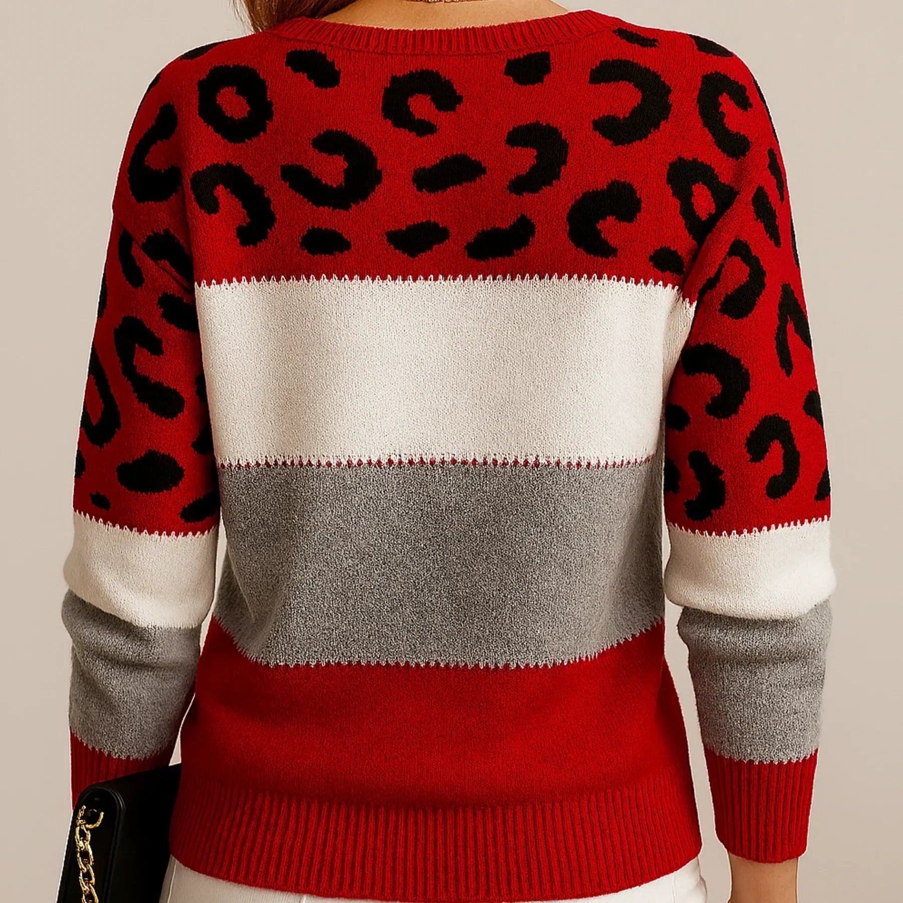 Evelyn | Leopard Print Casual Sweater