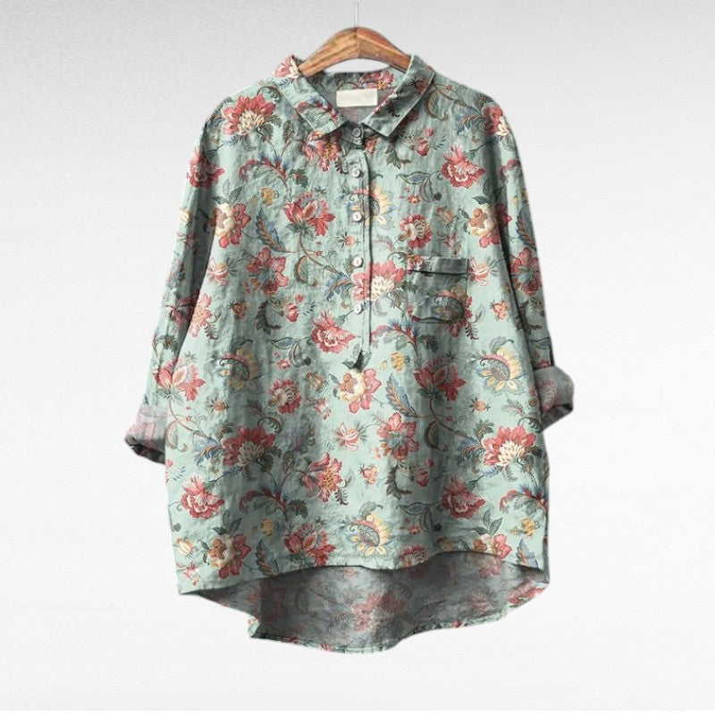 Tatum | Classic Floral Blouses