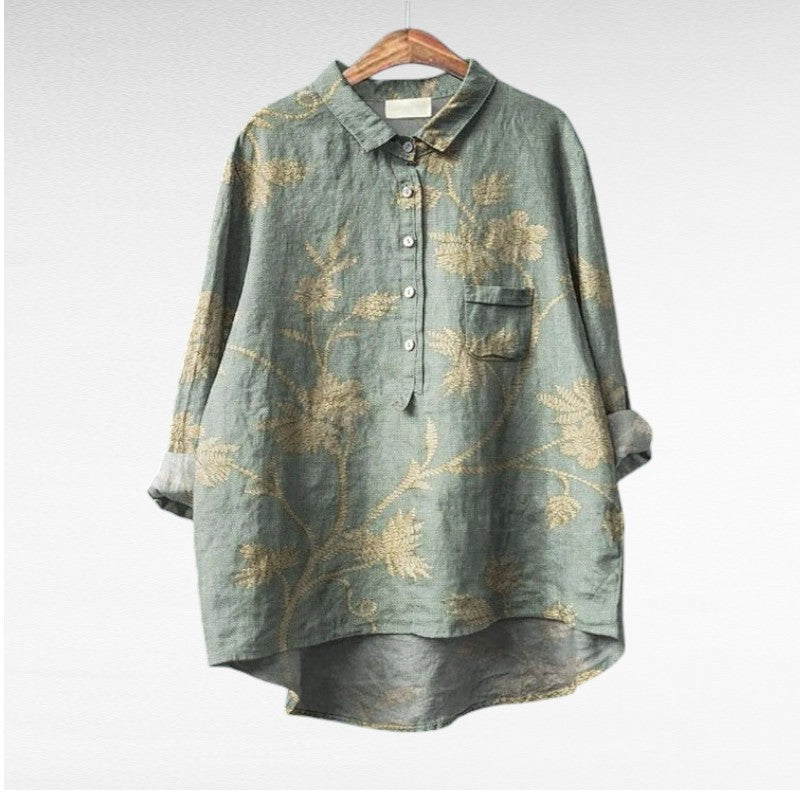 Tatum | Classic Floral Blouses