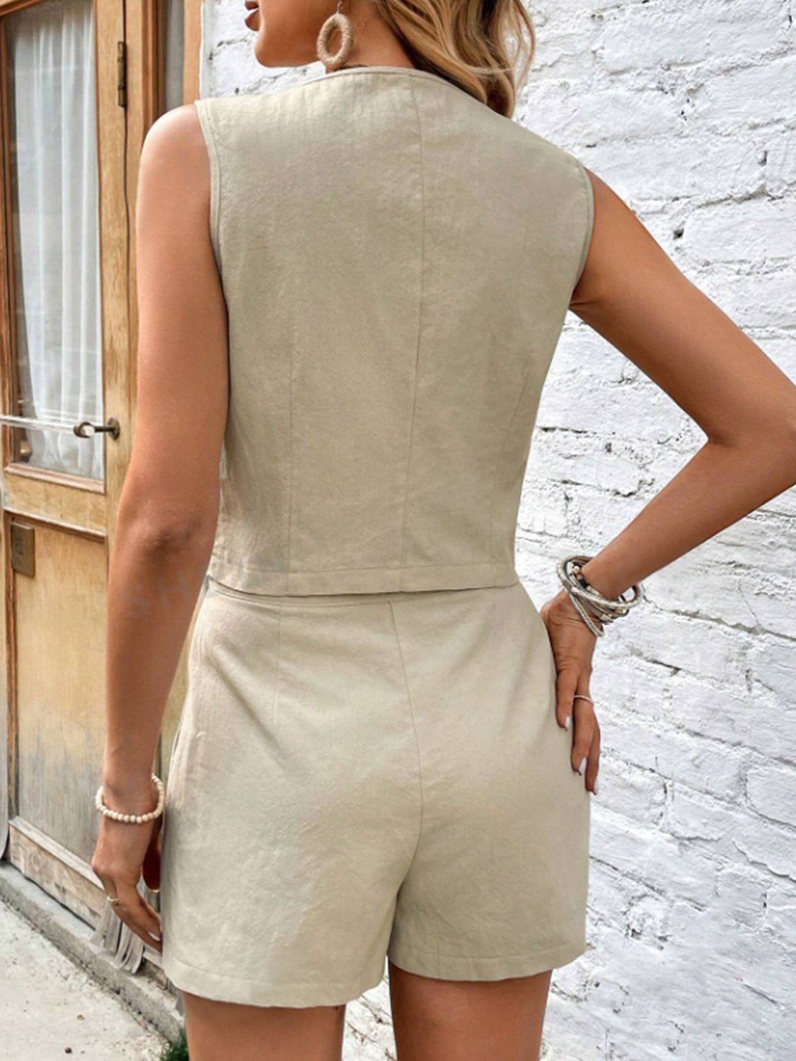 Sleeveless Top and Shorts Set | Rubies + Lace