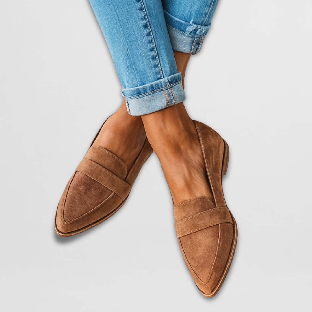 Lila - Suede Loafers