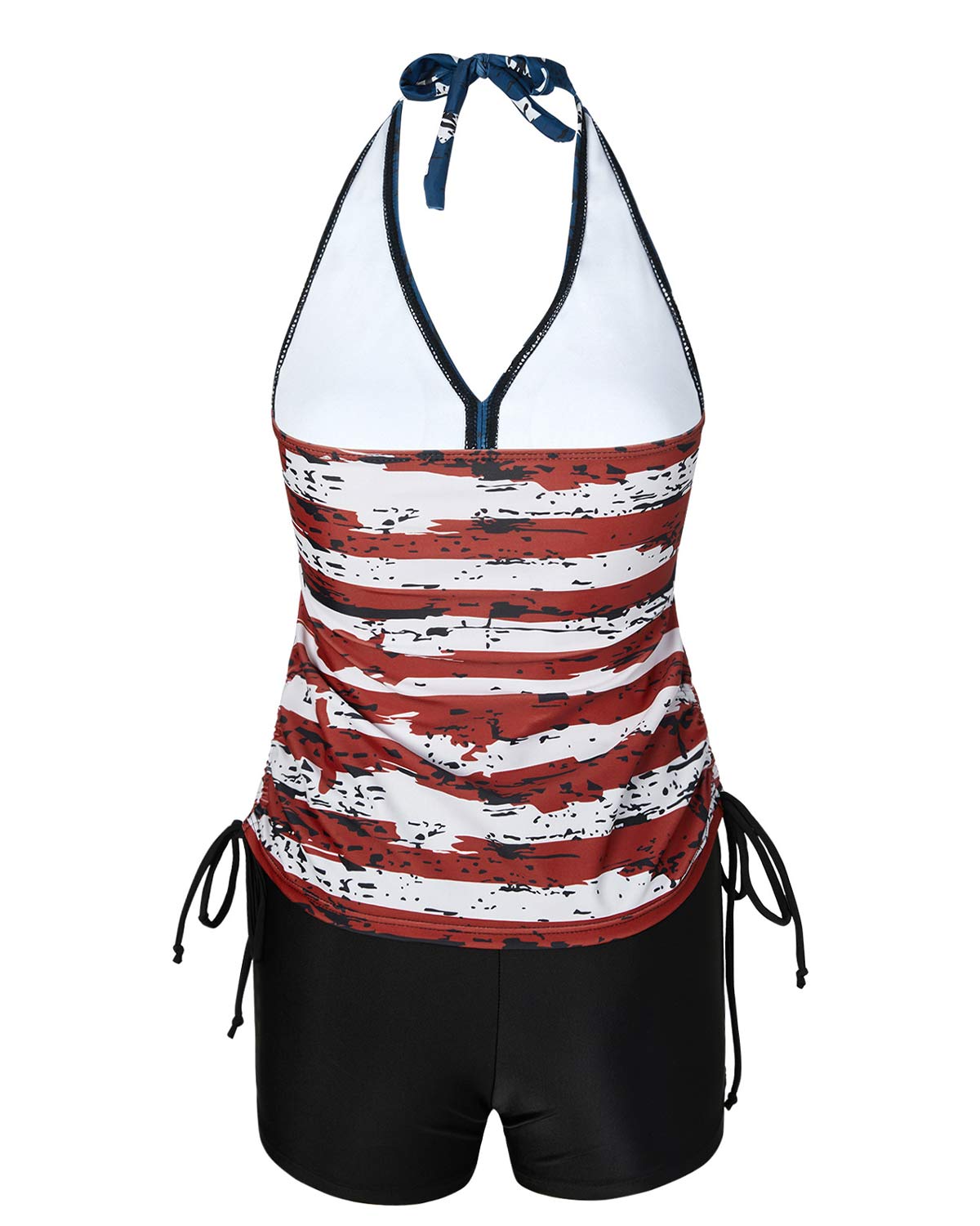 ZAVIREA® Elegant Two-Piece Tankini with Shorts