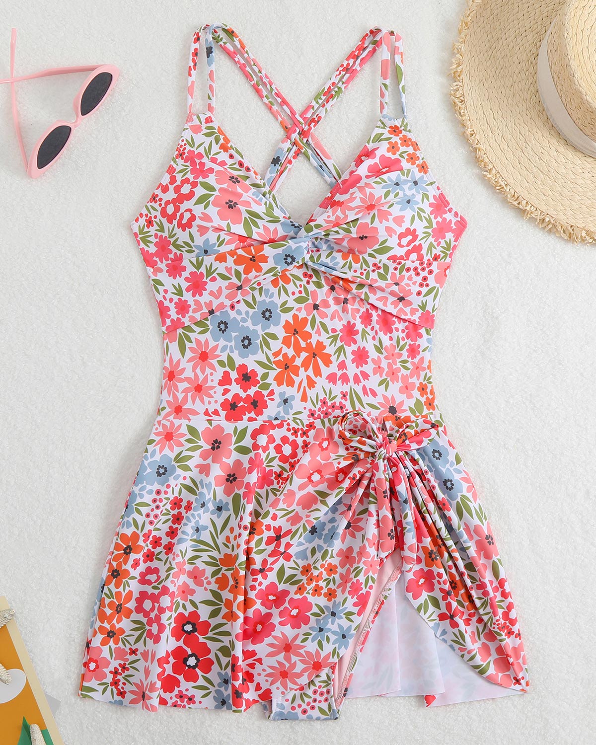 SLIM® Floral Bloom Swim Dress