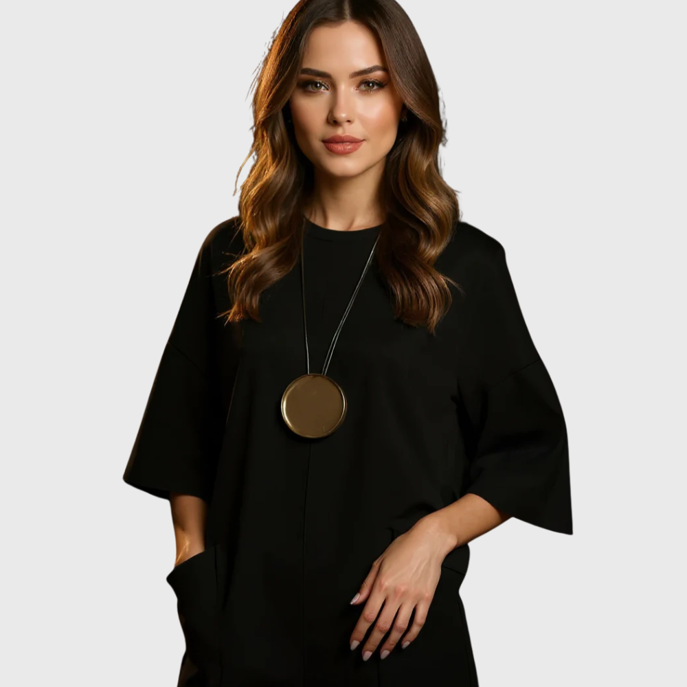 Lila | Elegant Short-Sleeved Jumpsuit