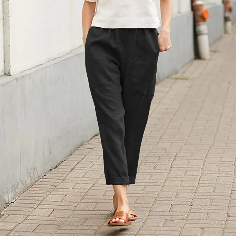 Liora™ | Wide Trousers with Pockets