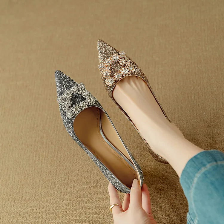 Isabella Glitter Heels Gloria