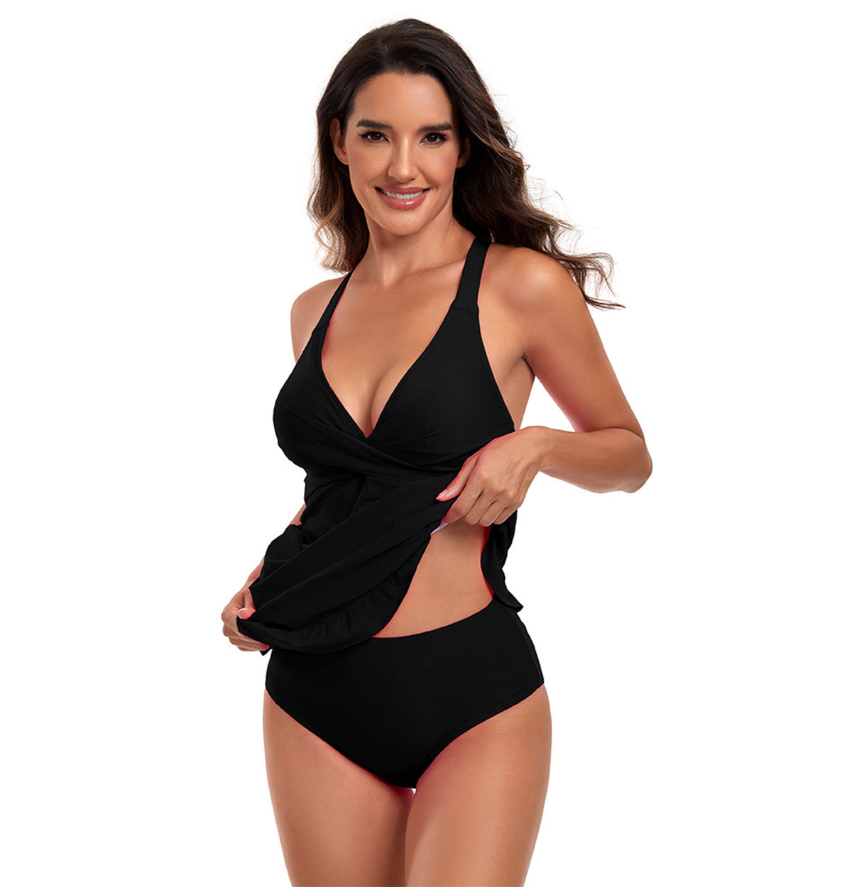 ZAVIREA® Elegance Contour Tankini Set
