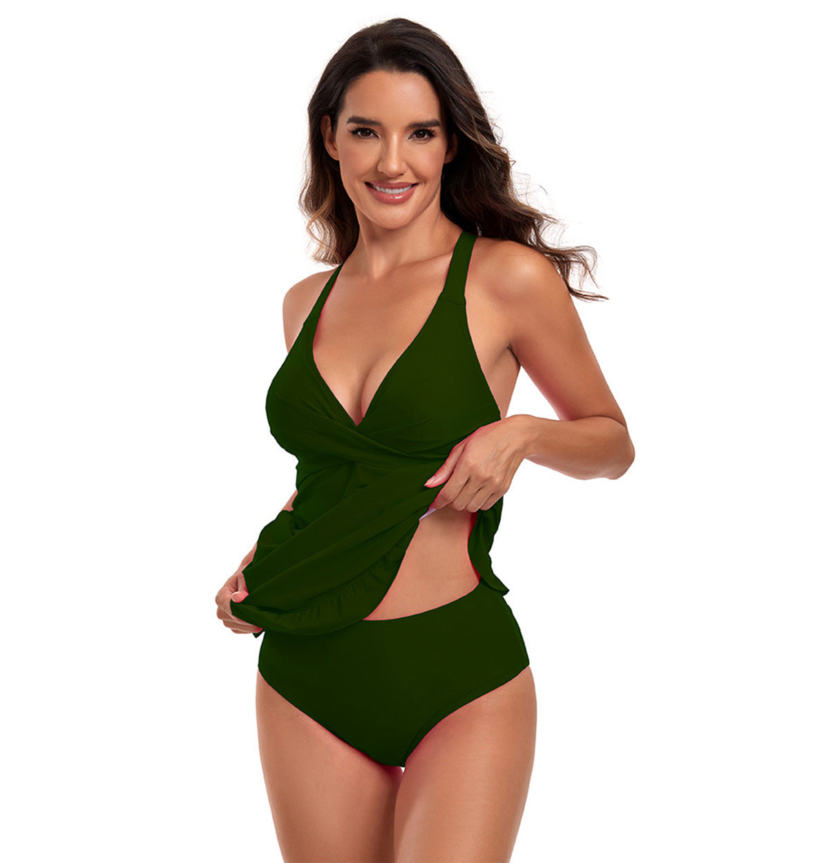 ZAVIREA® Elegance Contour Tankini Set