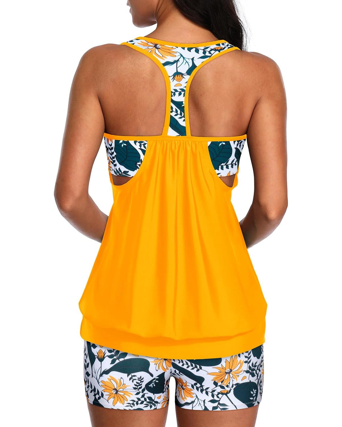 ZAVIREA® Secure-Strap Tankini Swimsuit