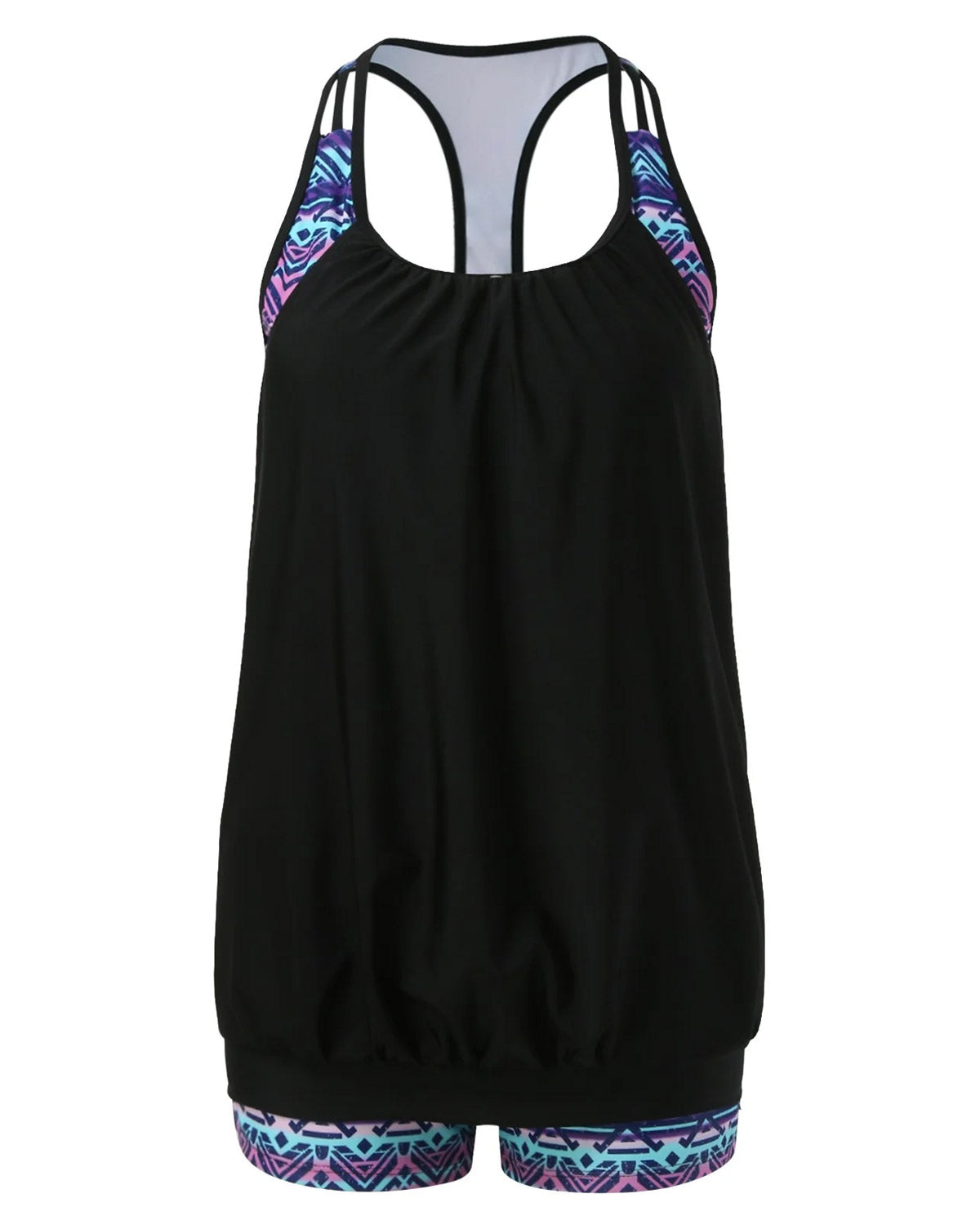 ZAVIREA® Secure-Strap Tankini Swimsuit