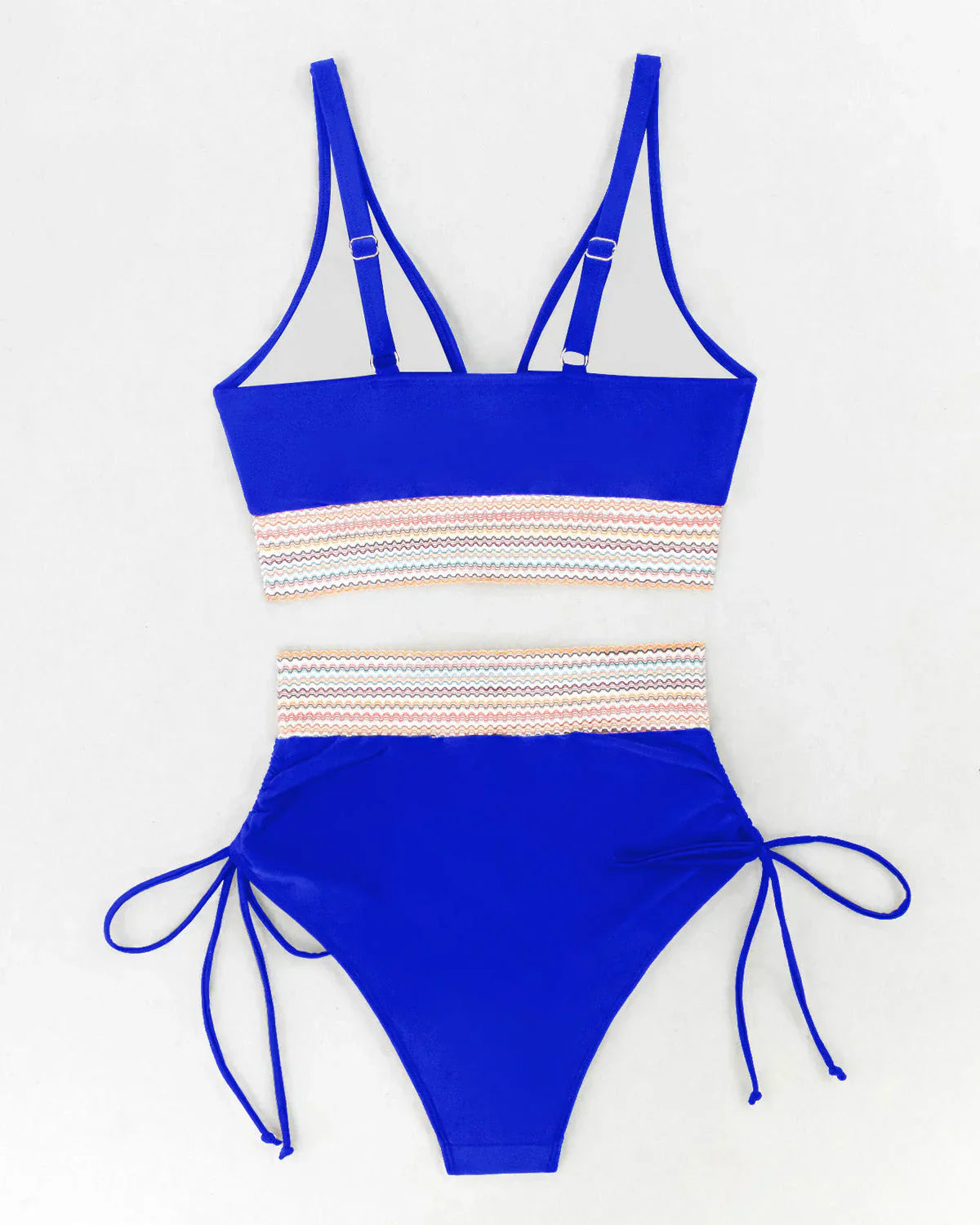 ZAVIREA® Wave-Sculpt High-Waist Bikini