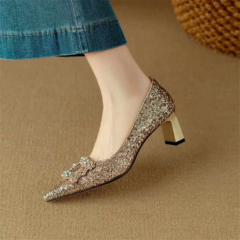 Isabella Glitter Heels Gloria