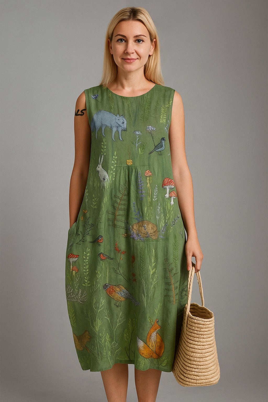 Zarina | Forest Animals Dress - Limited Edition