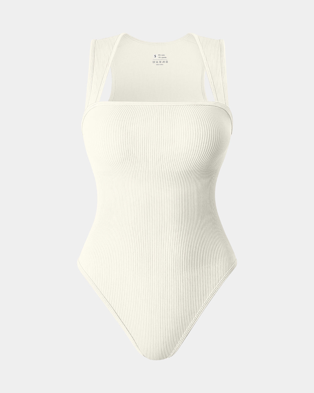 Strappy Square Neck Sleeveless Tummy Control Tank Tops Bodysuits