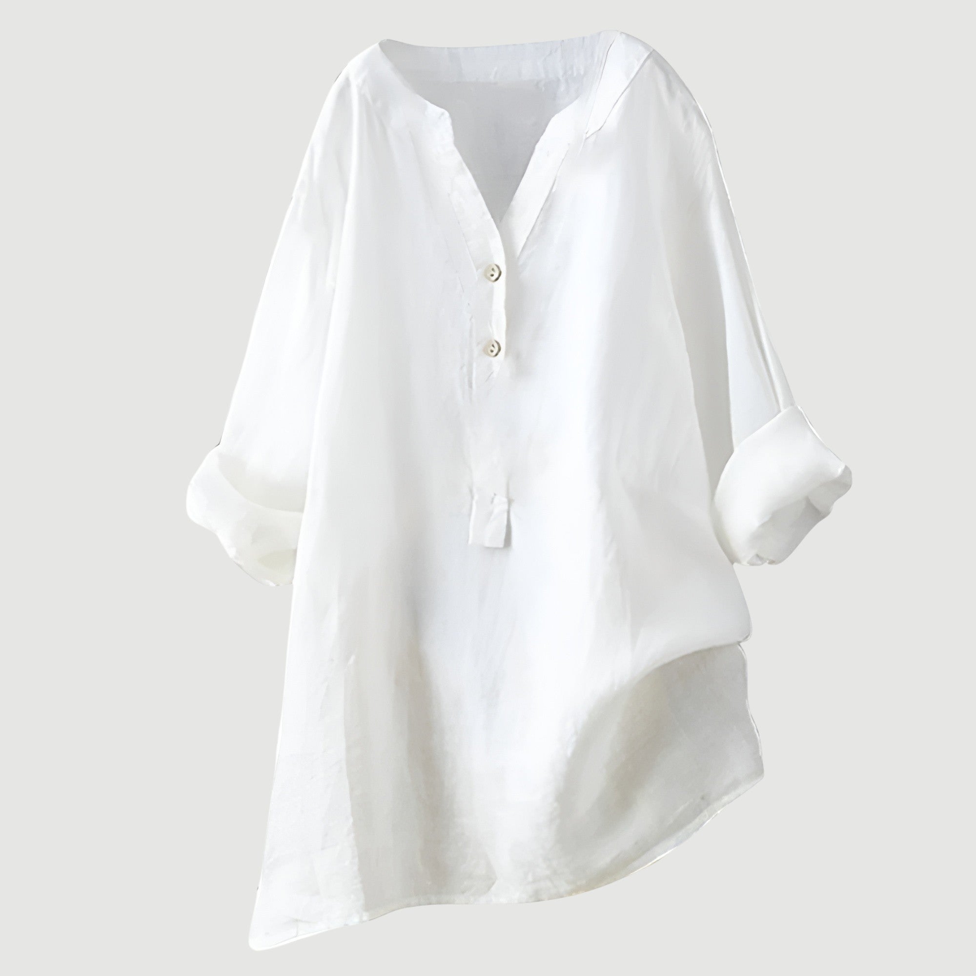 Freja™ – Airy and comfortable linen shirt with buttons