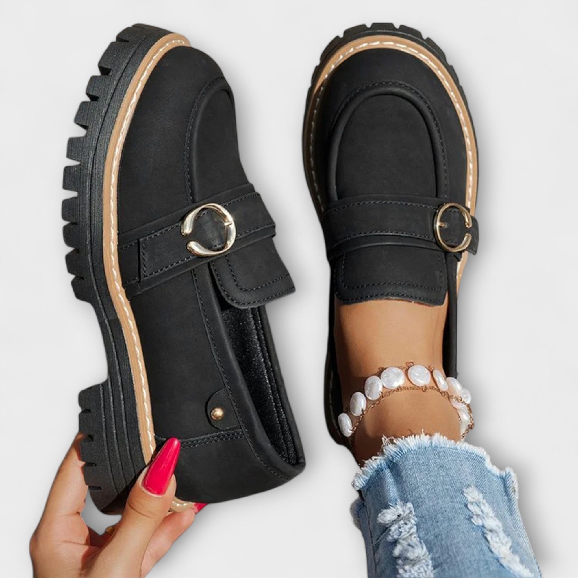 Mira – Casual Loafers with Round Toe