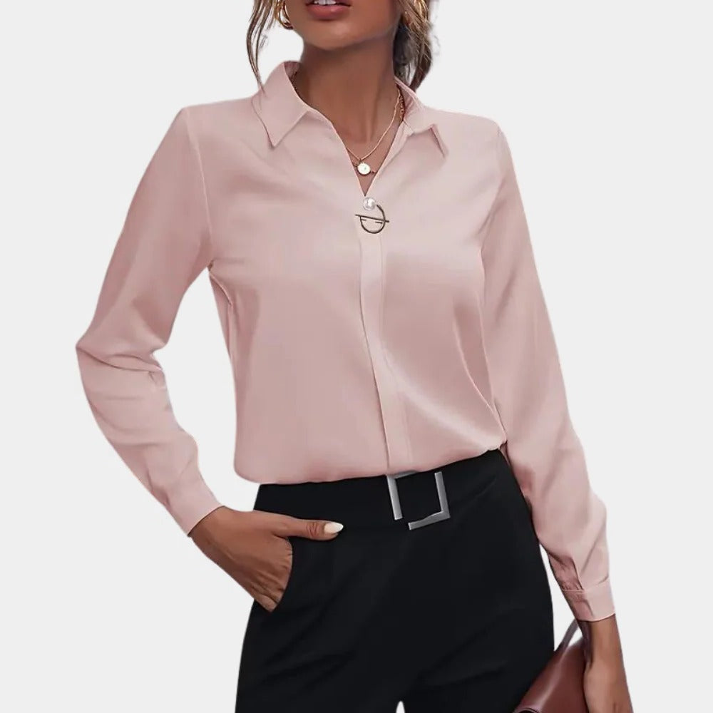 Chic Women's One-Size Blouse for Effortless Style