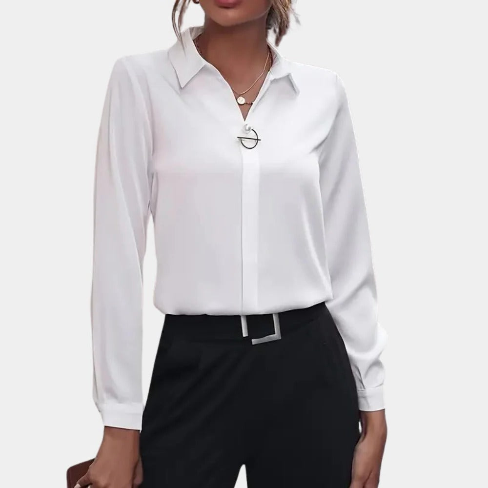 Chic Women's One-Size Blouse for Effortless Style