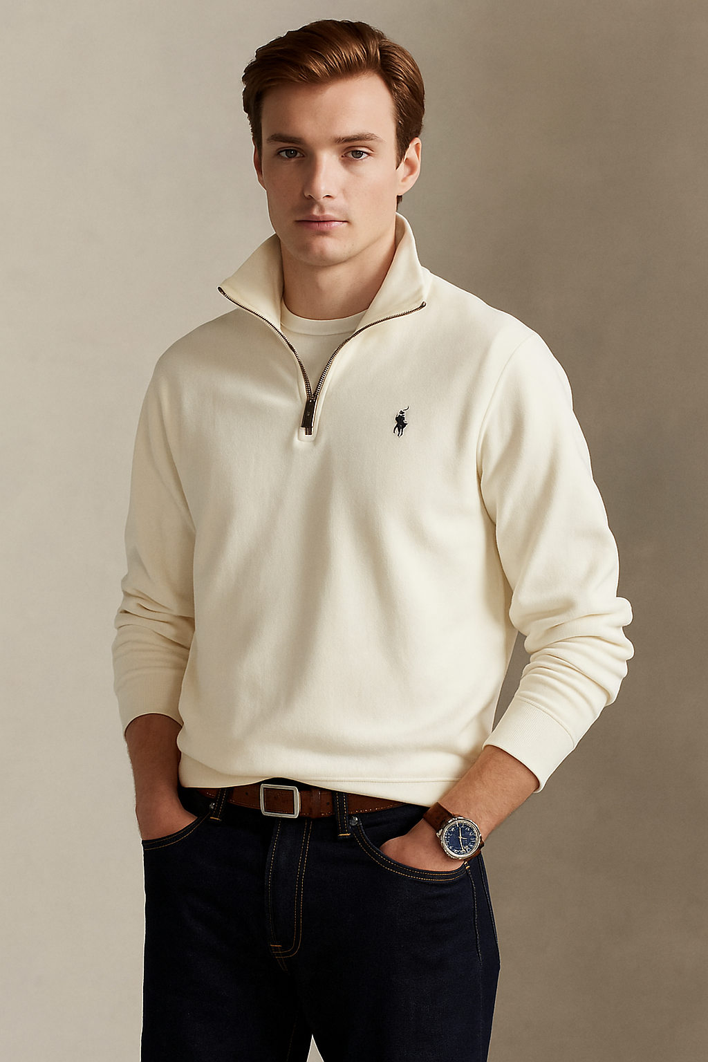 ᏒⅬ® Men’s Premium Quarter-Zip Pullover