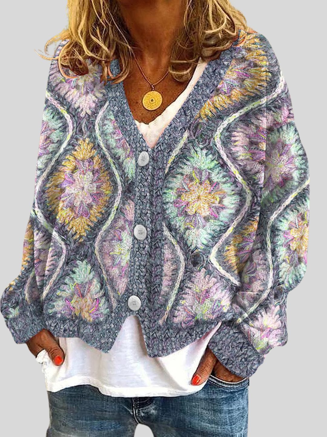 Sophie | Elegant knitted cardigan