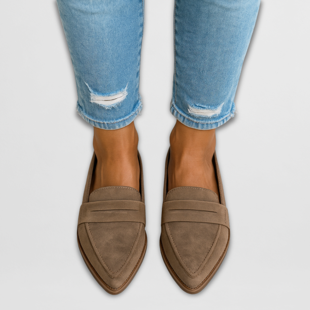 Lila - Suede Loafers