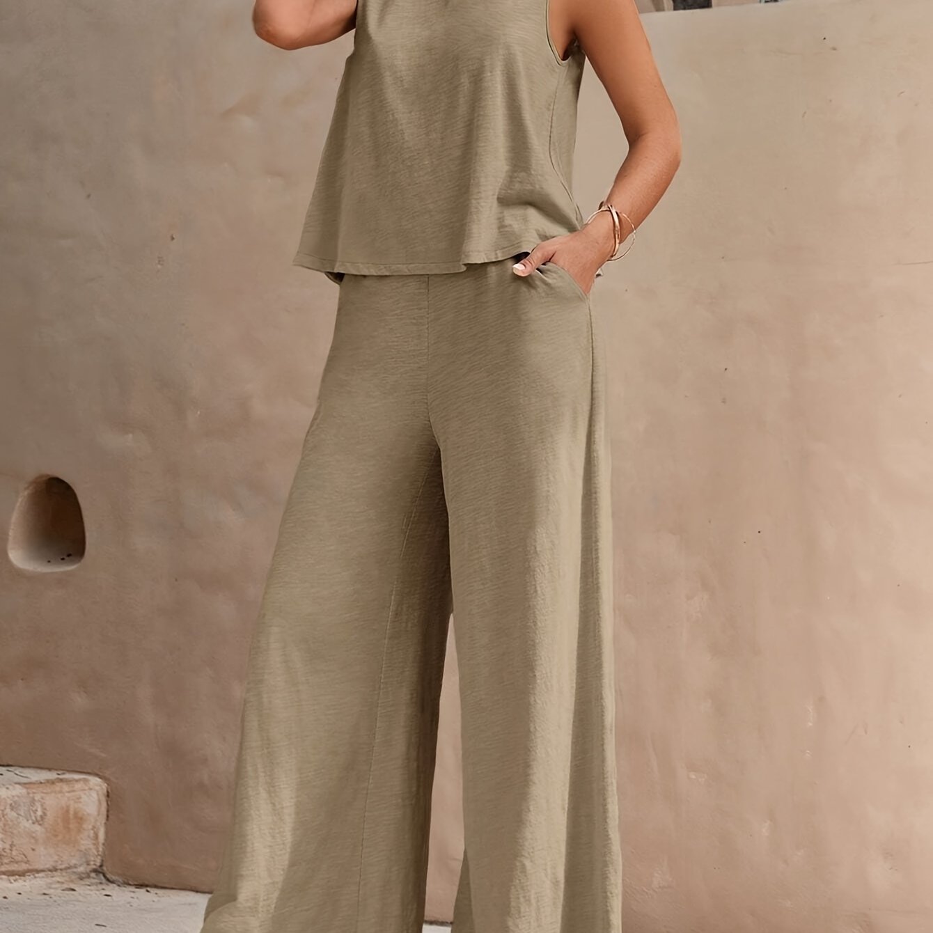 Lila | Lightweight Trousers and Top