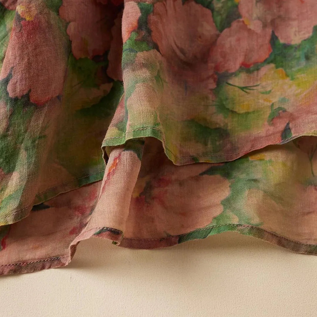 Odelia Soft Tailored Linen Top