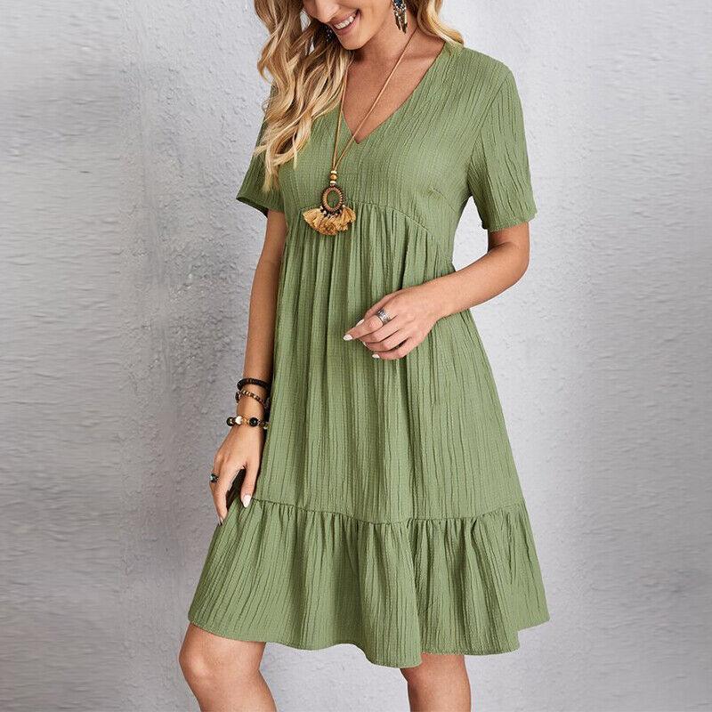 Women's A-Line Dress Sustainable Cotton Blend