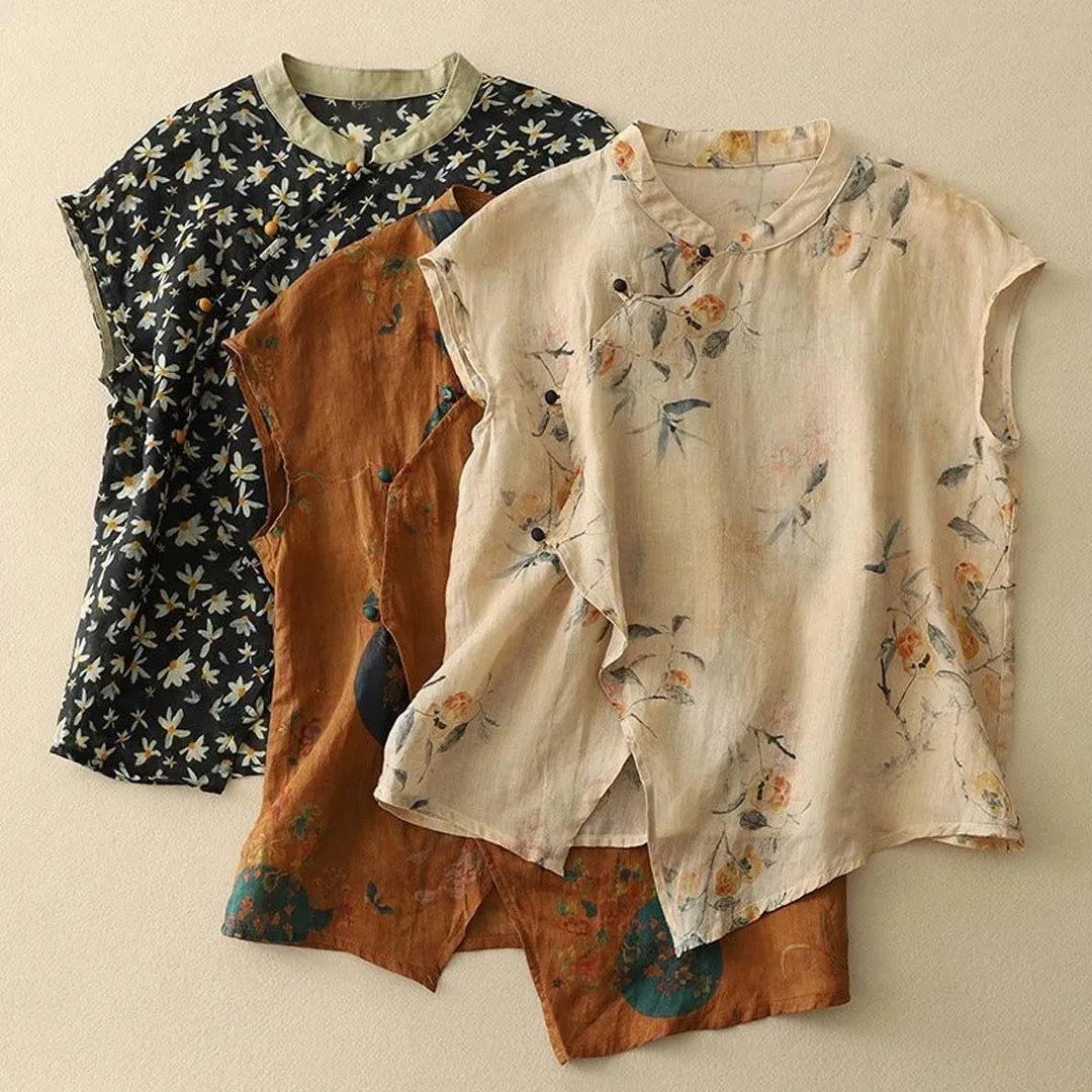 Amanda Everyday Linen Top