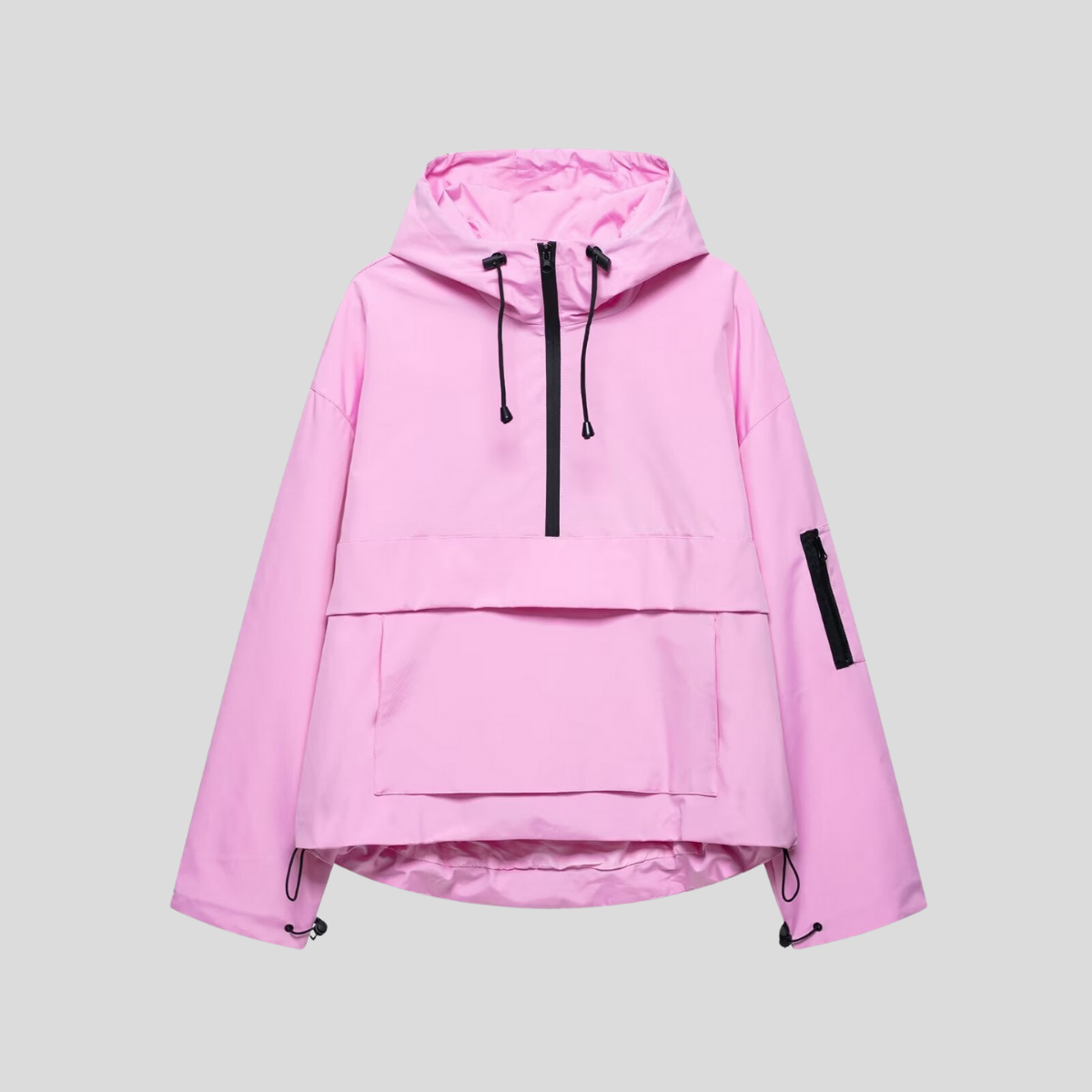 Emma | Water & Wind proof Hooded Pullover Jacket