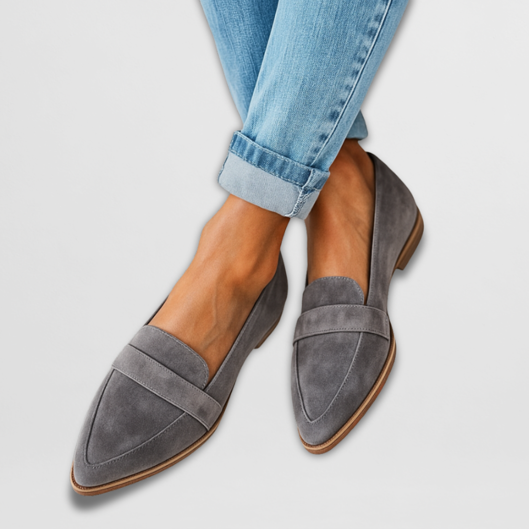 Lila - Suede Loafers