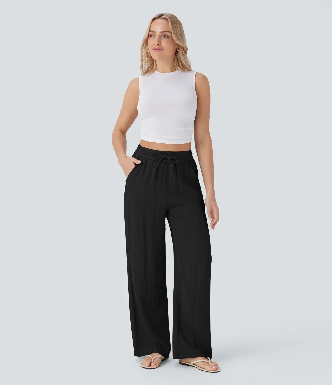 Zafeiria - Elegant linen pants