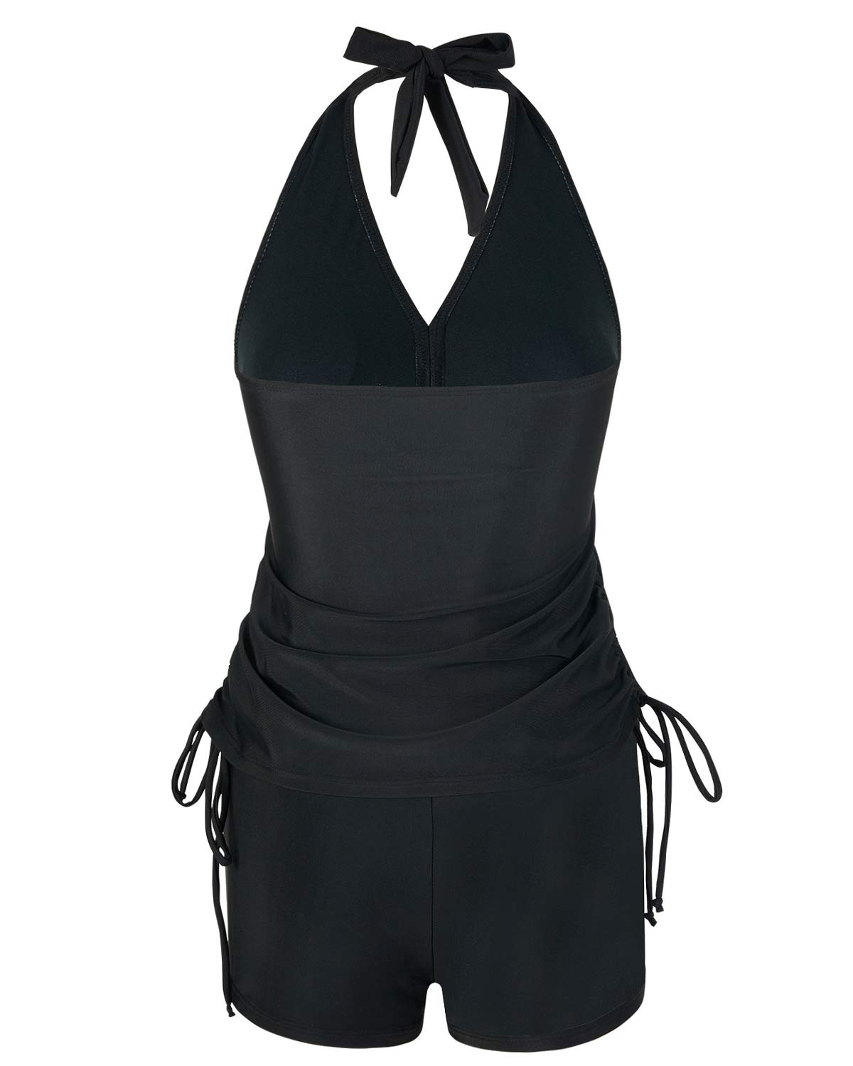 ZAVIREA® Elegant Two-Piece Tankini with Shorts