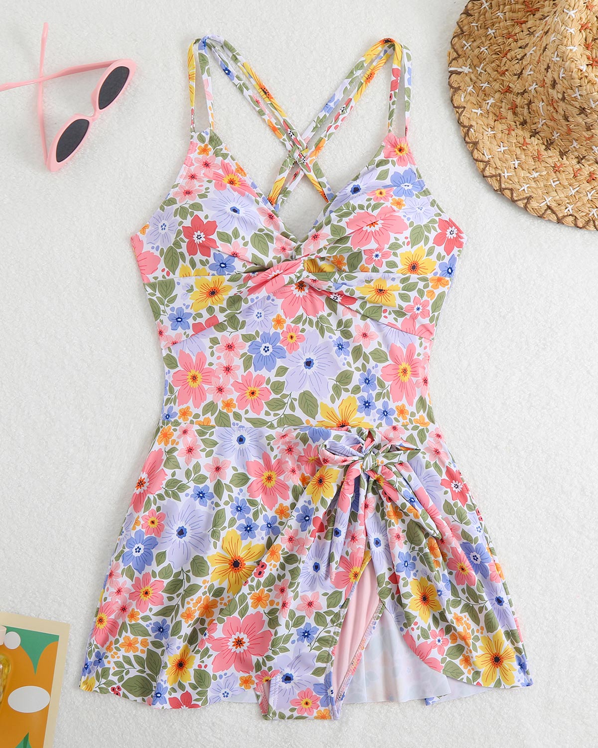 SLIM® Floral Bloom Swim Dress