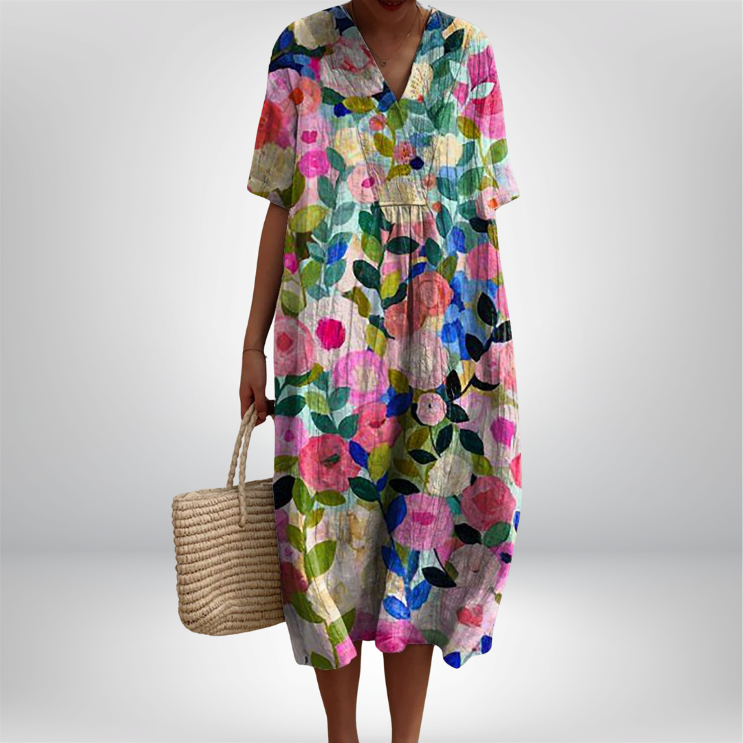 Liora | Vintage Floral Dress