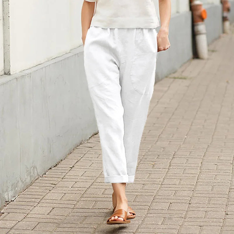 Liora™ | Wide Trousers with Pockets