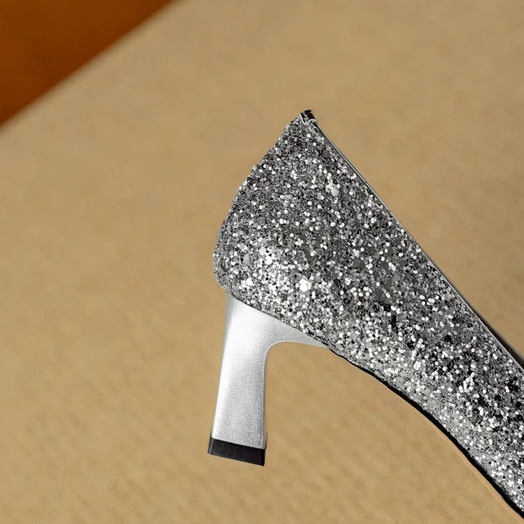 Isabella Glitter Heels Gloria