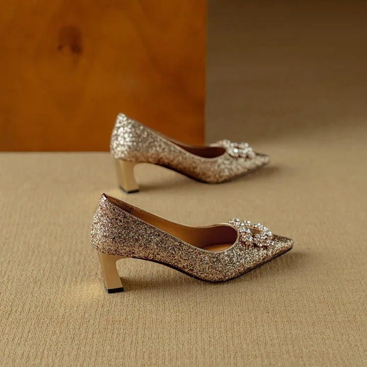 Isabella Glitter Heels Gloria