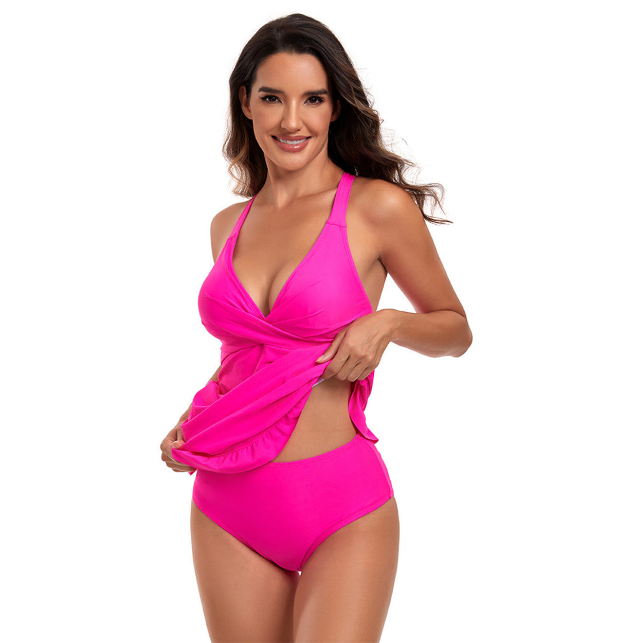 ZAVIREA® Elegance Contour Tankini Set