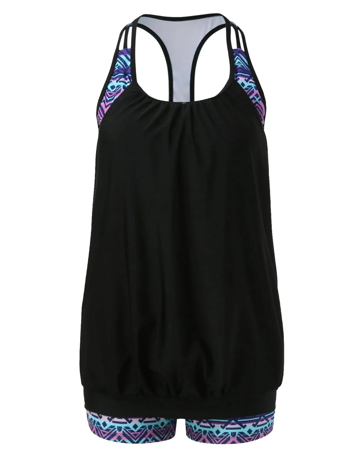 ZAVIREA® Secure-Strap Tankini Swimsuit