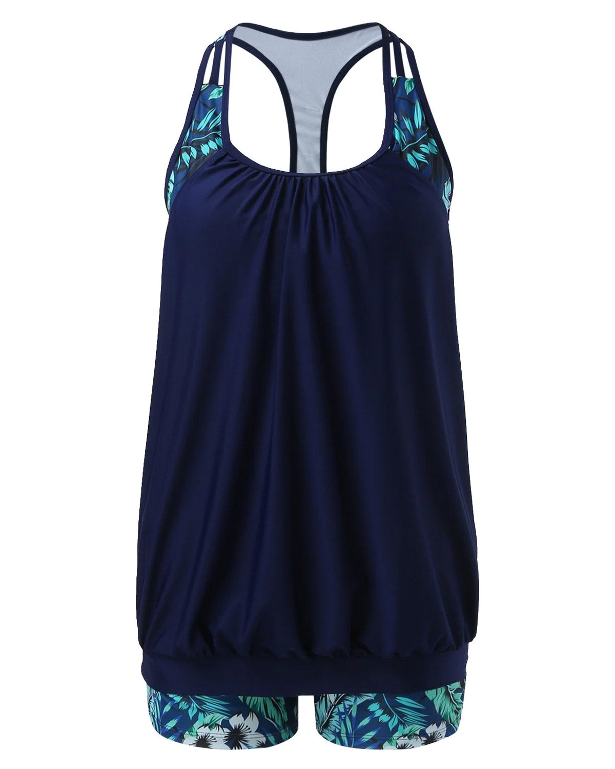 ZAVIREA® Secure-Strap Tankini Swimsuit