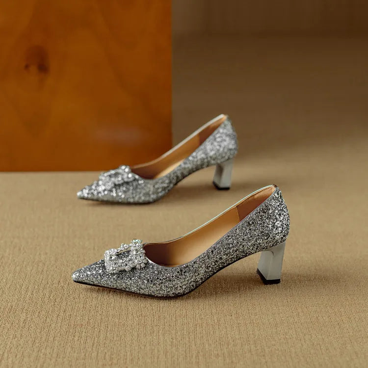 Isabella Glitter Heels Gloria
