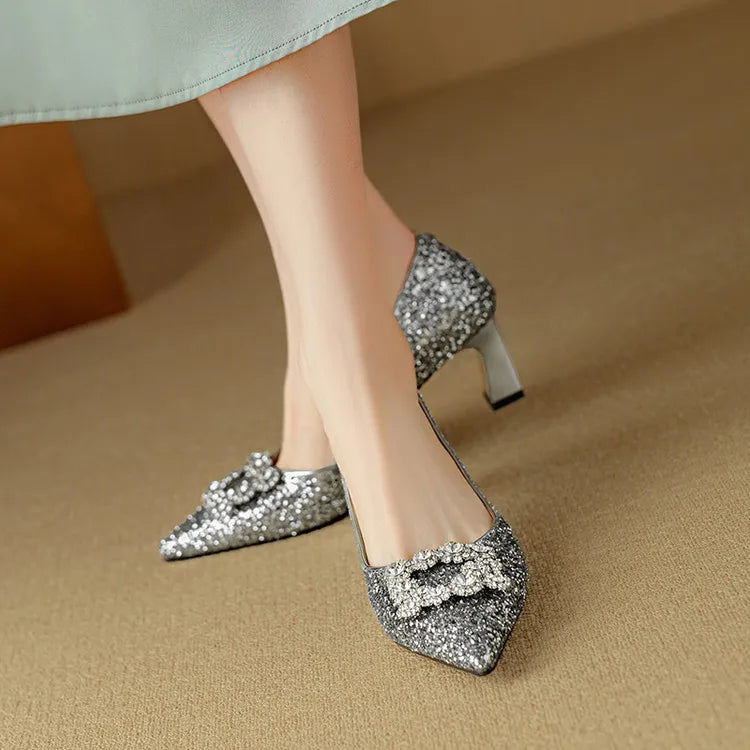 Isabella Glitter Heels Gloria