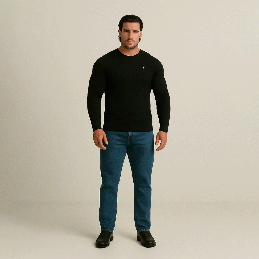 The Maverick Sweater in Superfine Wool