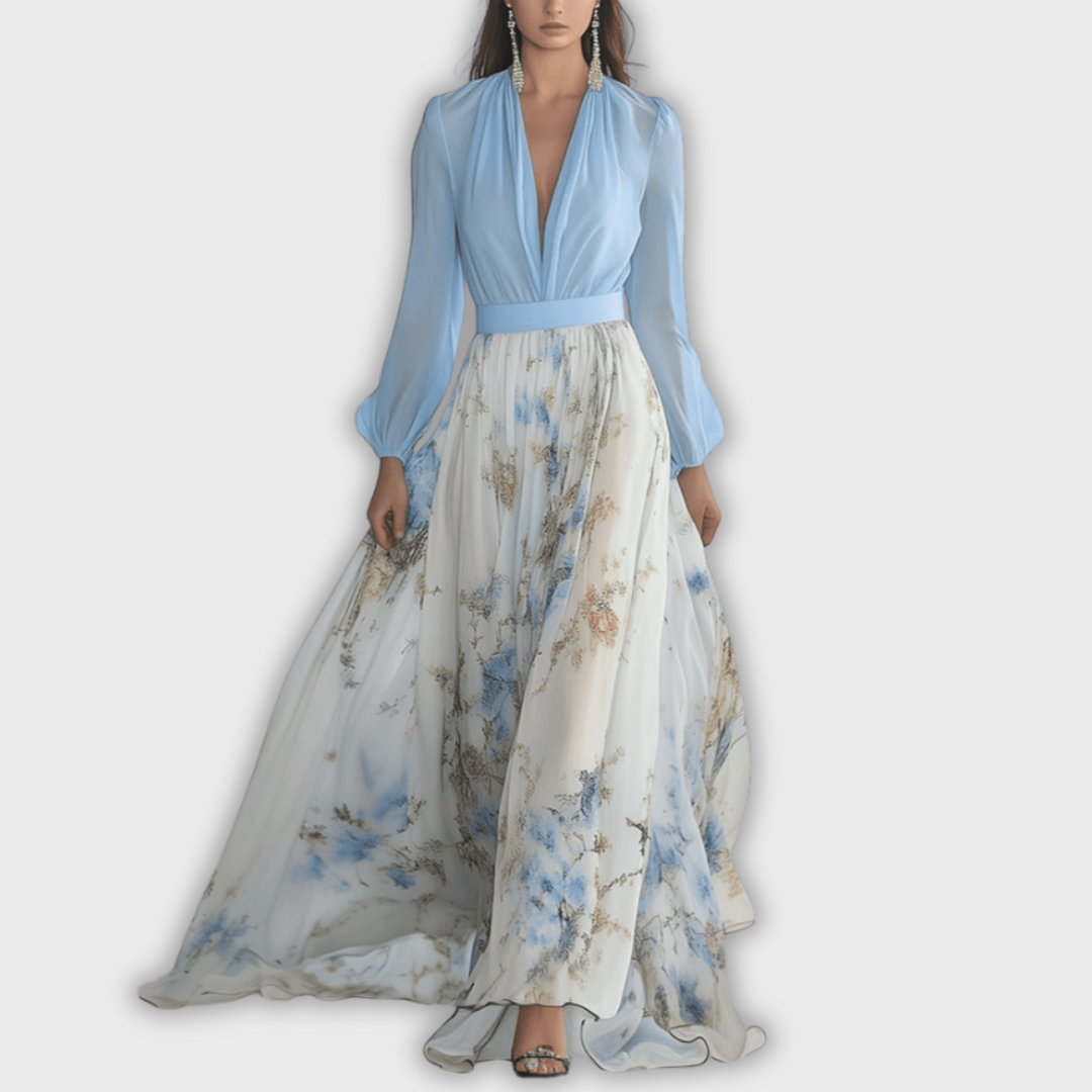 Tess™ Long Dress with Floral Print