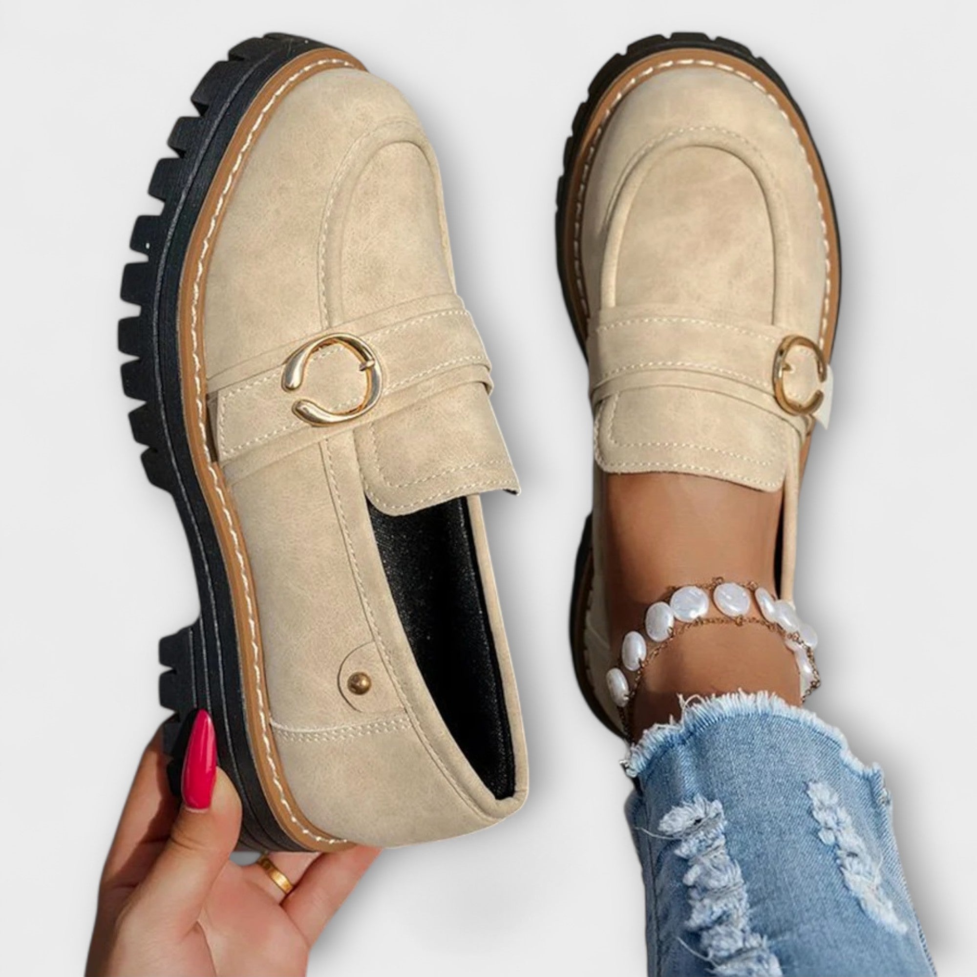 Mira – Casual Loafers with Round Toe