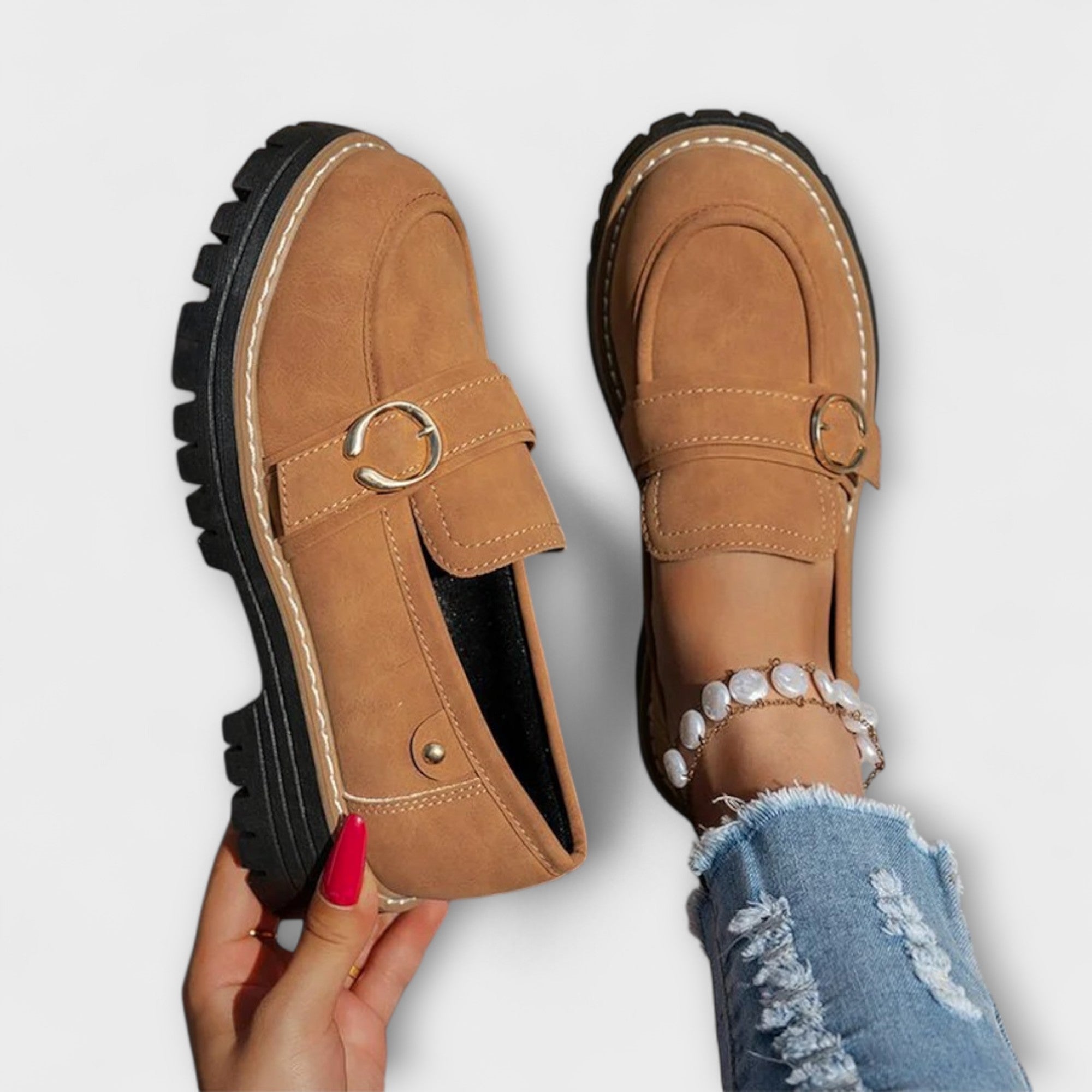 Mira – Casual Loafers with Round Toe