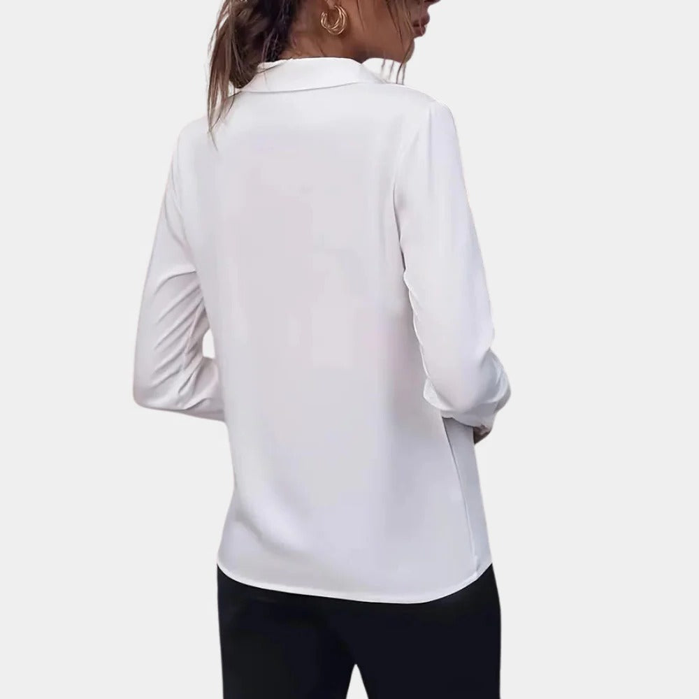 Chic Women's One-Size Blouse for Effortless Style