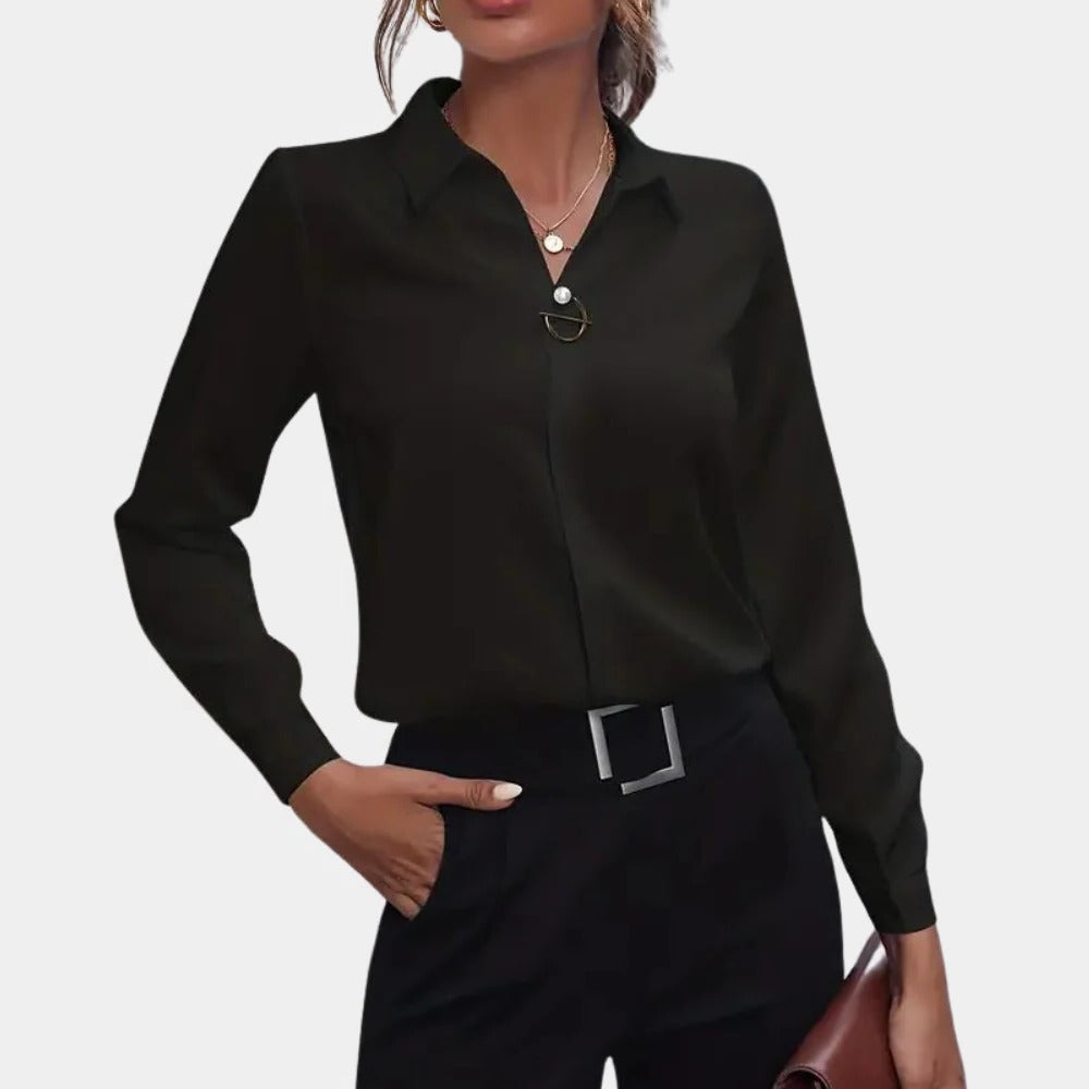 Chic Women's One-Size Blouse for Effortless Style
